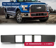 Front Lower Grille Trim Panel Compatible With 2015-2017 Ford F-150 F150 Black Fr