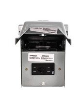 Ge 60 Amp 240-Volt Non-Fuse AC Disconnect w/GFCI Receptacle