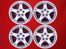 JDM Set of 4 Used Subaru Impreza WRX STi GC8 Genuine Aluminum Wheels 1 No Tires