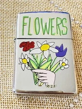 ZIPPO James Rizzi Limited Edition Friends Lighter black Matte NO BOX Lighter onl