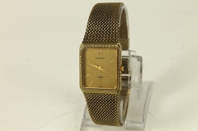 1980's Vintage ORIENT LAMASSUE Gold Plated Quartz Wristwatch Japan