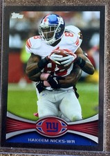 2012 Topps - Hakeem Nicks #130 Black /57