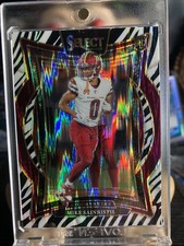 2024 Panini Select - Concourse Mike Sainristil #76 Zebra Prizm (RC)