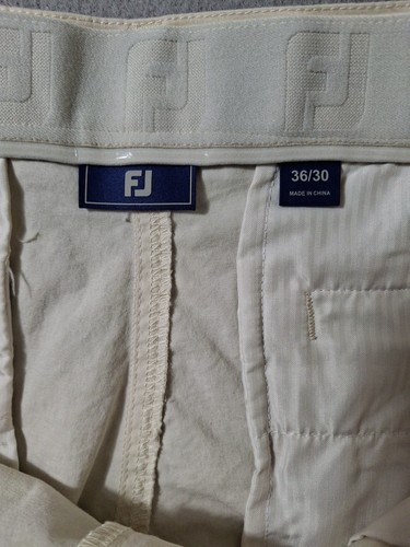 FootJoy Hose Herren 36x30 Evolve Hose Golf weiß leicht Performance FJ - Bild 9 von 11