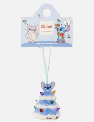 NEW Disney STITCH X Primark - Hanging Light up Christmas Decoration