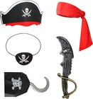 xutengy 5Pcs Pirate Accessories Halloween Costume，Halloween Party Favor... 
