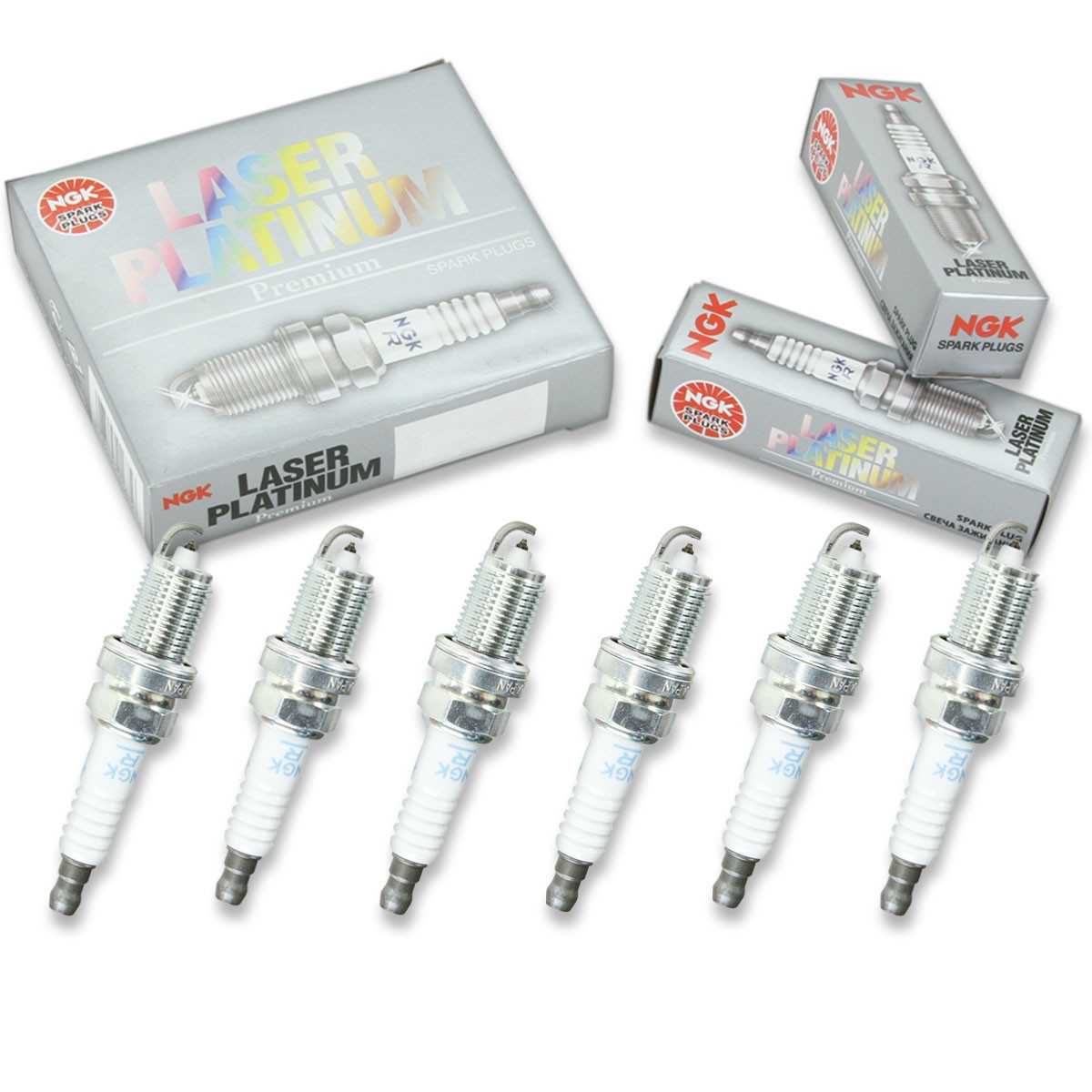 6 pcs NGK Laser Platinum Spark Plugs for 1995-2002 Mazda Millenia 2.5L  2.5L sb