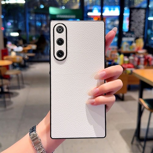 For ZTE nubia RedMagic 10 Air, Luxury Hybrid Armor Leather Skin Feel Case Cover - 第 9/19 張圖片