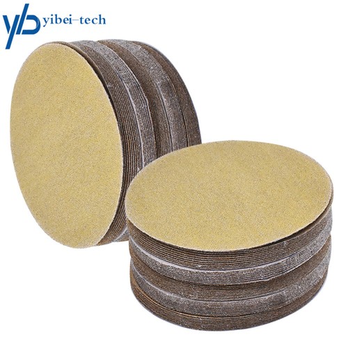 100Piece 5Inch NO-Hole Sanding Disc Flocking Sandpaper Hook Loop Grit 60-320 New - Picture 7 of 16