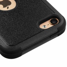 iPod Touch 5th / 6th Gen - BLACK High Impact Shockproof Armor Hybrid Case Cover