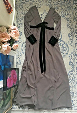 Kleid Sommer Party Standesamt Hochzeit Abendkleid Samt Chiffon Rückenausschnitt