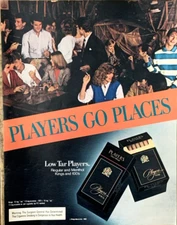 Players Go Players Tobacco Cigarettes Philip Morris Vintage Print Ad 1983 #0356