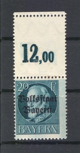 Bavaria 121LF Con LEERFELD** MNH MINT NEVER HINGED (A0935