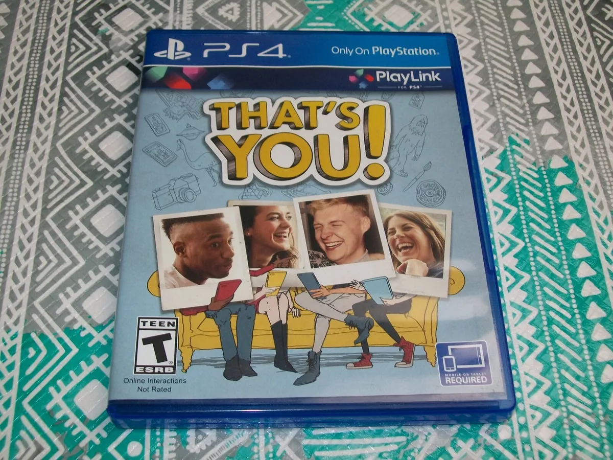 That s You Sony PlayStation 4 PS4 PlayLink Game 711719511212 eBay