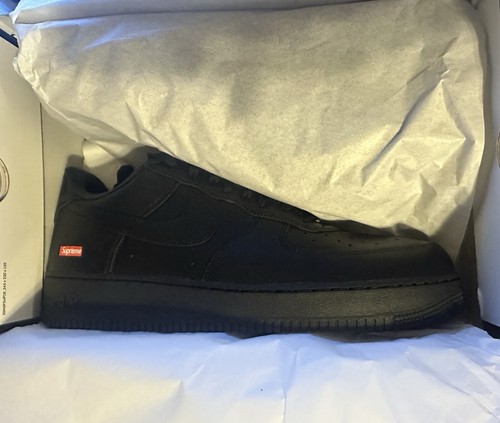 Sz. 14 Nike x Supreme  Air Force 1 Low SP Box Logo Black Men CU9225-001 RARE SZ. - Bild 5 von 8