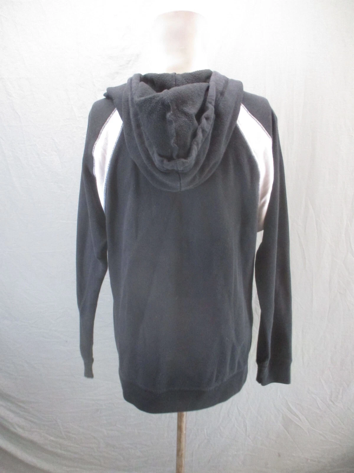 UNDERCOVER Felpa con cappuccio sportiva Victoria's Secret ROSA taglia M donna nera full zip pile 740