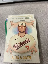 2021 Topps Allen & Ginter Base #181 Jon Lester - Washington Nationals
