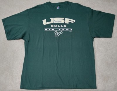 TAMPA BULLS USF BIG EAST NCAA Majestic Men's 2XL T-SHIRT