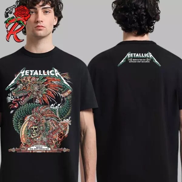 Metallica M72 CDMX Mexico City Night 4 At Estadio GNP Seguros On Sep 29 T-Shirt