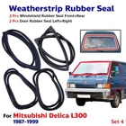 For Mitsubishi Delica Van L300 1987-99 Windshield Door Seal Weatherstrip 4 PCS