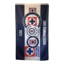 Cruz Azul Mexico Futbol Soccer Flag Jersey Style 3’x5’ Bandera Cementeros