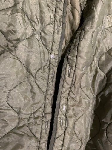 fodera parka m65 a coda di pesce, USATO anni 70 MED us made piccole imperfezioni - Foto 3 di 3