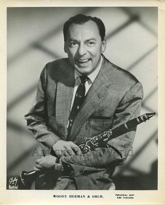 Woody Herman mit Klarinette Vintage Jazz Musik Foto