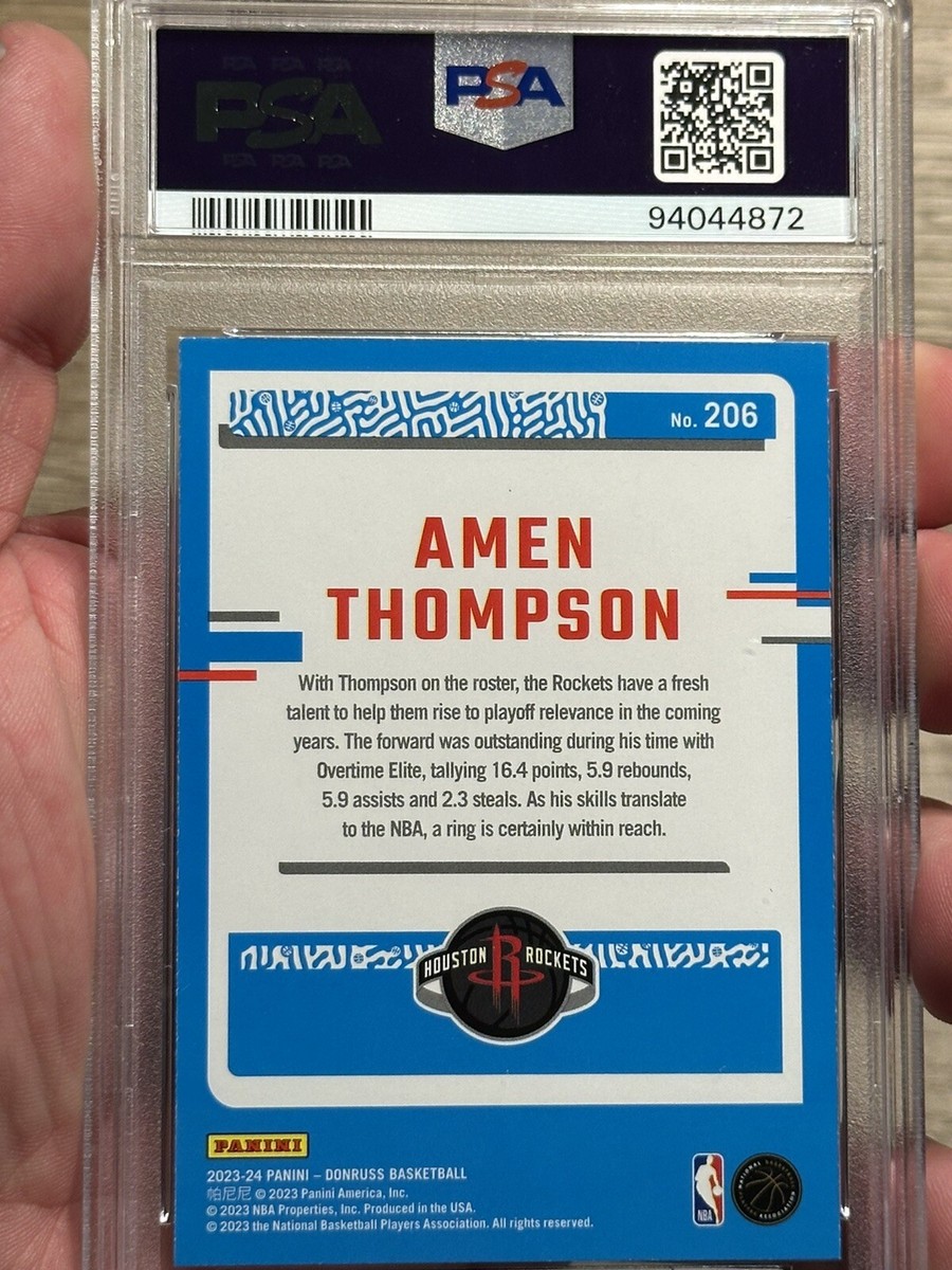 2023-24 Donruss Amen Thompson Choice Rated Rookie RC #206