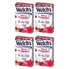 Welch's Singles To Go Drink Mix Cherry Pomegranate SUGAR FREE, for Water 4 BOXES