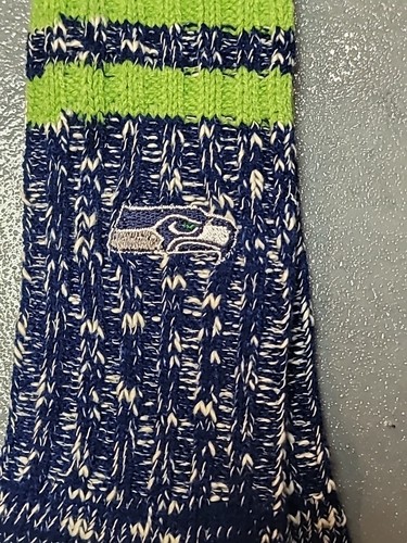 Seattle Seahawks Men's Socks, New (ALPINE) Ship Now Last ones EVER - Picture 2 of 2