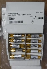 MINI-CIRCUITS VHF 8400+  SMA  UNINSTALLED COND.  LOT OF 10  FREE  SHIPPING