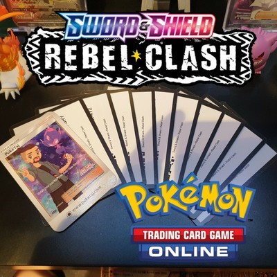 10x Rebel Clash PTCGO Pokemon TCG Code Karten (schnelle digitale Lieferung)