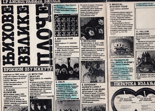 BEATLES RARE MAGAZINE SP. ED. #1 REGARDING THE DEATH OF JOHN LENNON YUGOSLAVIA - Picture 7 of 10