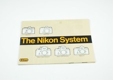 U202289 Nikon System POSTER Brochure Accessory FE FM Original Instruction Manual
