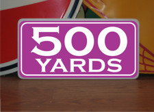 Vintage 500 YARD MARKER Metal Sign 4 Golf Club Yardage sign for Golf Course