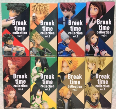 BANPRESTO My Hero Academia Break Time Collection Set of 8 Complete