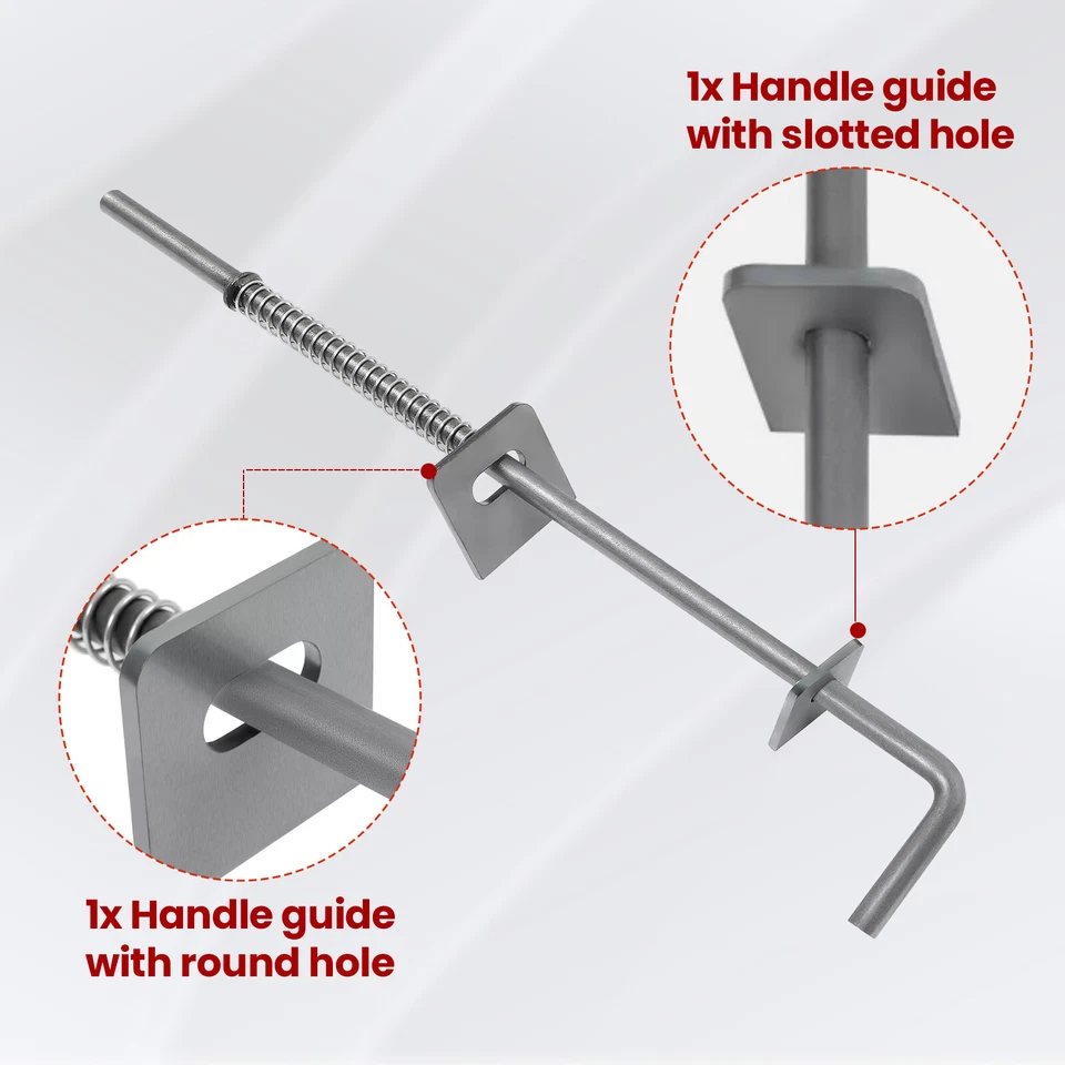 30,000 lbs Universal  6" x 8" Gooseneck Trailer Hitch Flatbed Kit W/ Instruction Foto 4 de 4