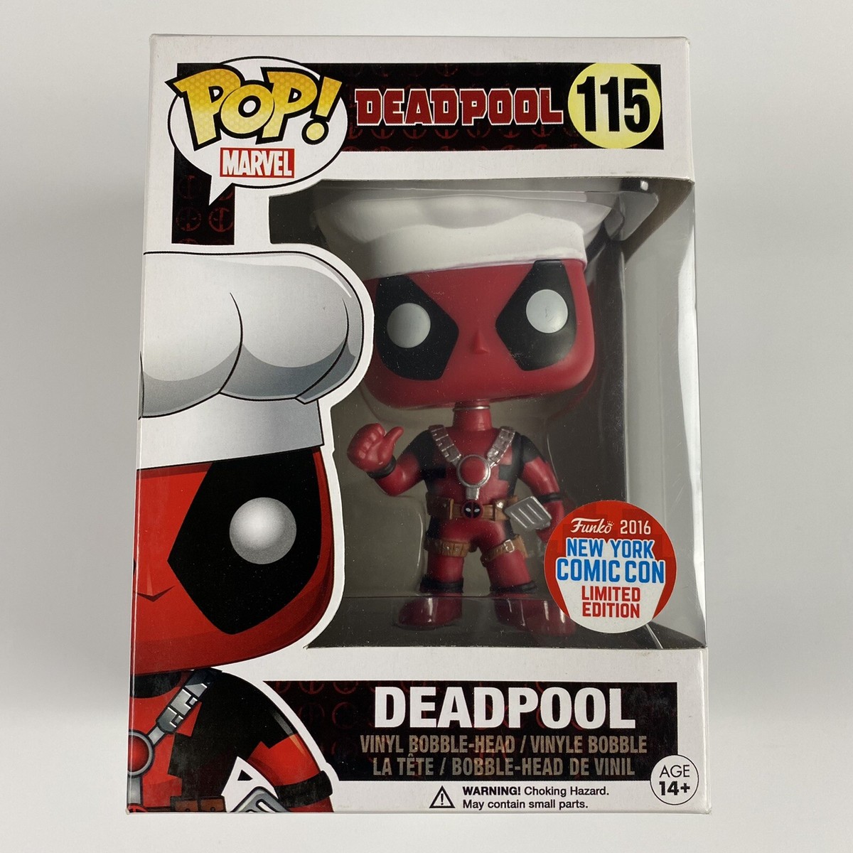 Funko Pop Deadpool 115 New York Comic Con Exclusive Vinyl Figure