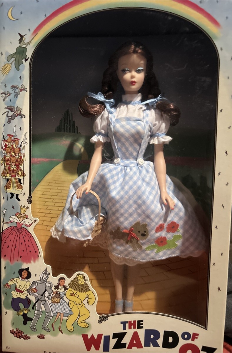 NIB Mattel Barbie The Wizard of Oz “Dorothy” Doll Pink Label 2010