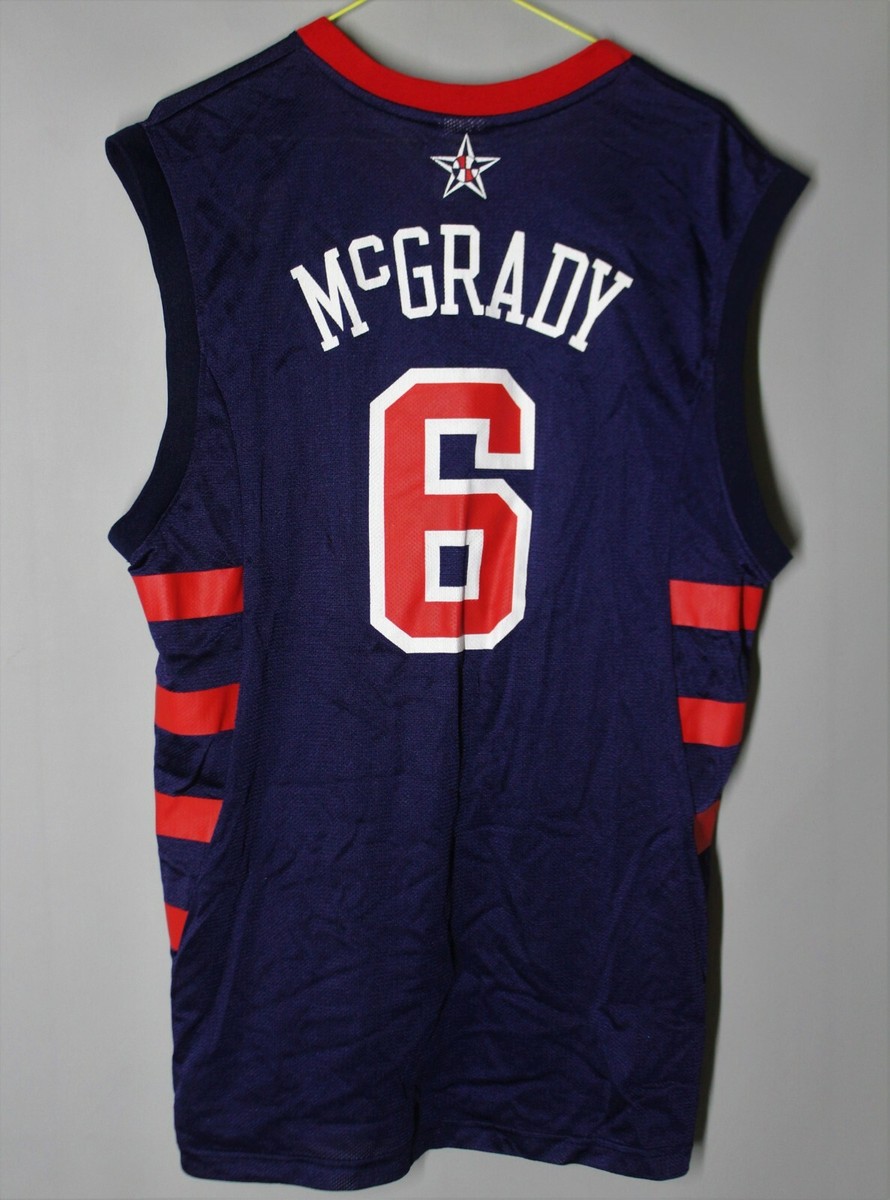 TRACY McGRADY Reebok TEAM USA ユニフォーム USA NATIONAL TEAM 2004 BASKETBALL JERSEY SHIRT REEBOK #6 TRACY
