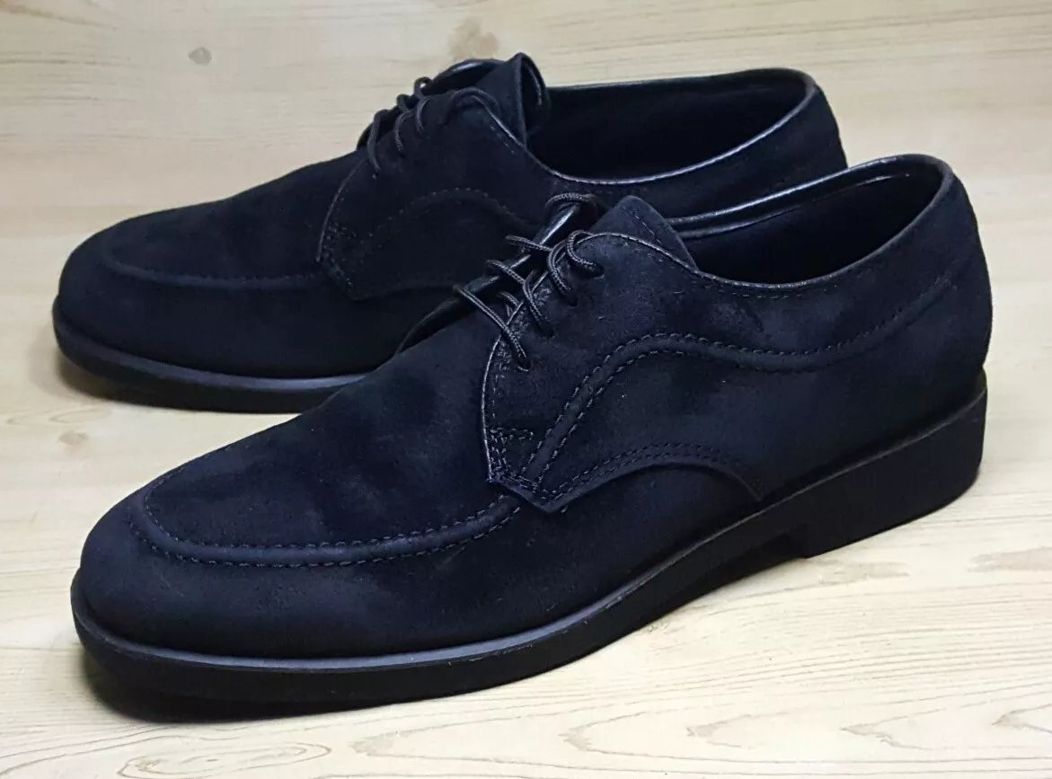 synd Indien Stol Hush Puppies Black Suede Leather Oxford Womens Shoes Size 10 M | eBay