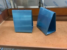 Lot of two (2) Siffron Deli Bag Dispenser Stainless steel holds 8.5"x12" bags