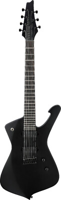 IBANEZ Iron Label Iceman E-Gitarre 7 String - Black Flat + Bag