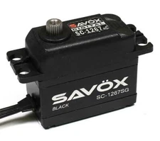 Savox SC-1267SG Black Edition High Speed Steel Gear Servo (High Voltage)