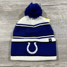 NWT Indianapolis Colts Youth NFL '47 Beanie Multicolor One Size FOOTBALL WINTER