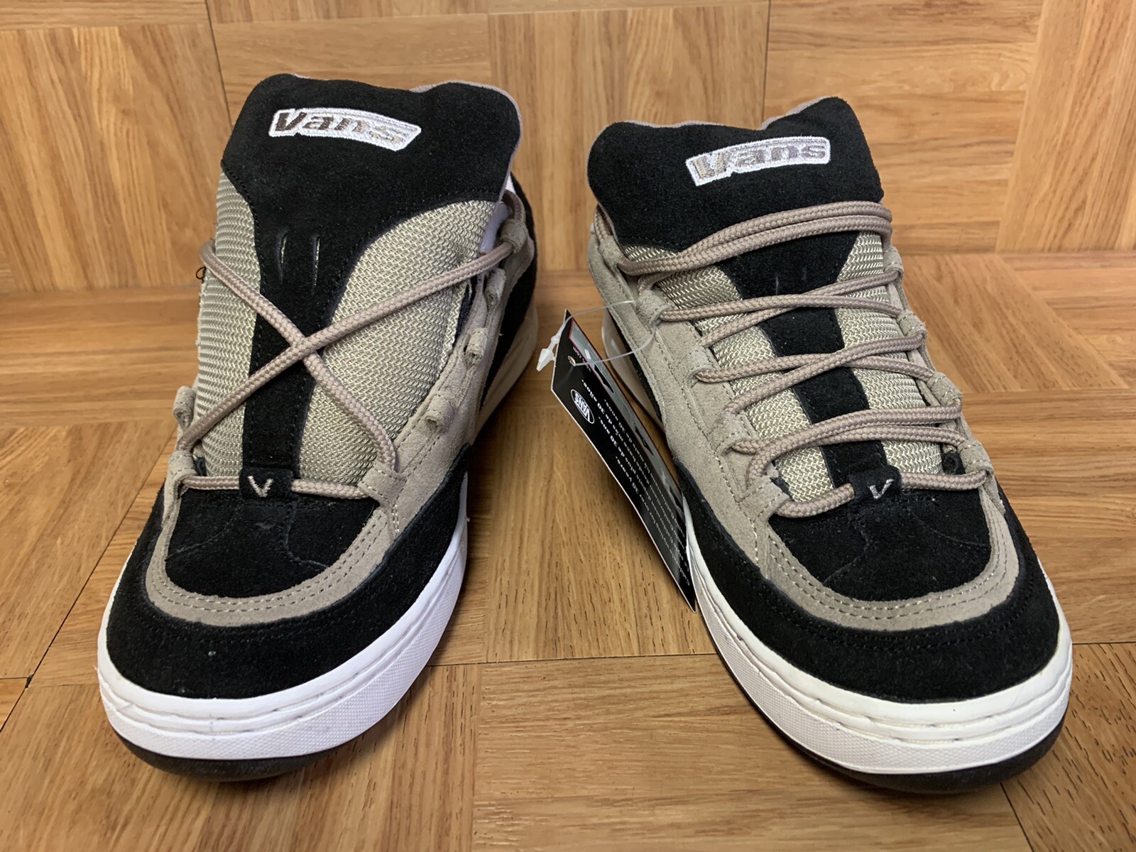 Vintage? VANS INNER Black Smoke 2870386 Sz 12 Mens Shoes 