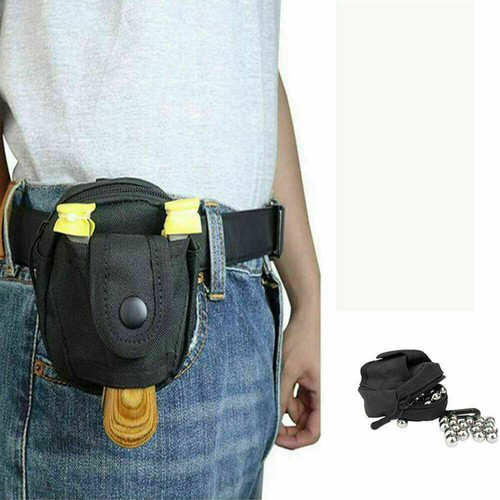 Slingshot Bag Tactical Waist Case Catapult Steel Balls Pouch Games Shoot Package - Picture 4 of 7