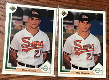 1991 UPPER DECK MIKE MUSSINA ROOKIE CARDS # 65 RC-NR-MINT CONDITION-MAR334