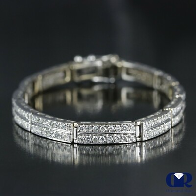Tennisarmband Damen 3,10 kt Rundschliff Diamant in 14 K Gold