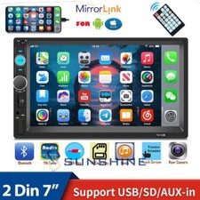 7" Android GPS Estereo De Pantalla Radio Para Carro MP5 Coche USB Mirrorlink